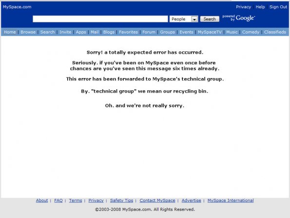 myspaceisnotsorry